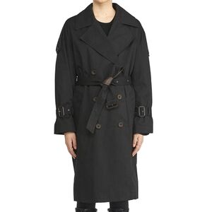 NWT BADGLEY MISCHKA | Cotton Double-breasted Trench Coat